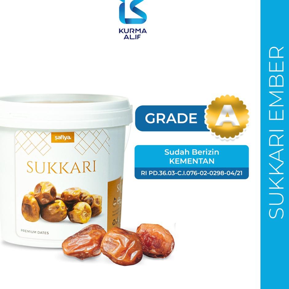 

♗ Kurma Sukari Kemasan Ember 850 Gram / Kurma Raja Kurma Basah Premium Quality ✤