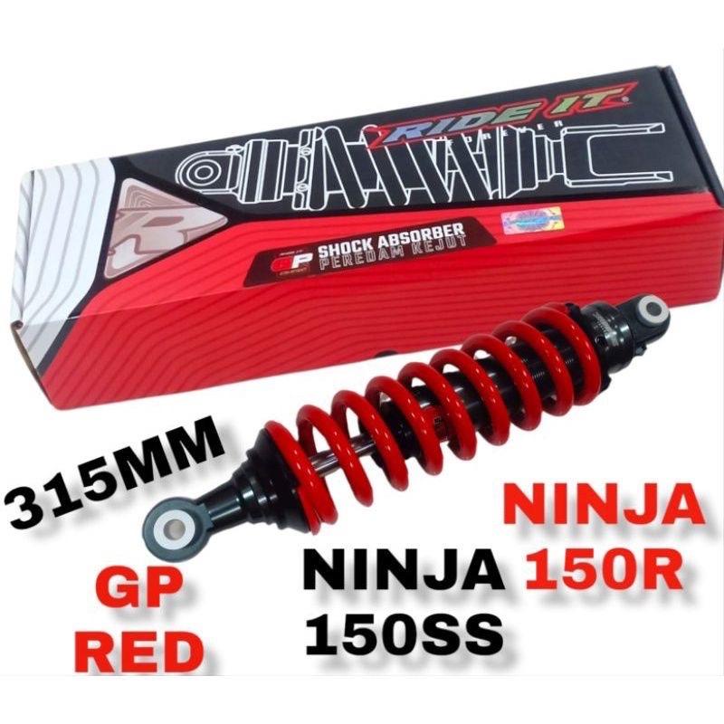 (BISA COD) MonoShock Ride It GP 101 Premium Mono Shock Original Ride It 101, Ninja 150 R 150R | Ninja 150 SS 150SS | Ninja 2 Tak | 2T