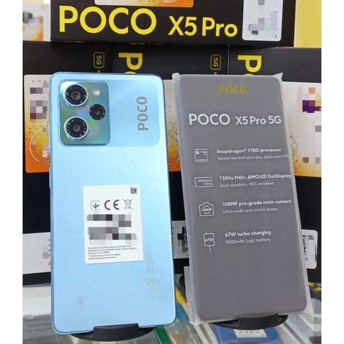XIAOMI POCO X5 5G 6/128 8/256 Ram 6GB 8GB Internal 128GB 256GB Resmi