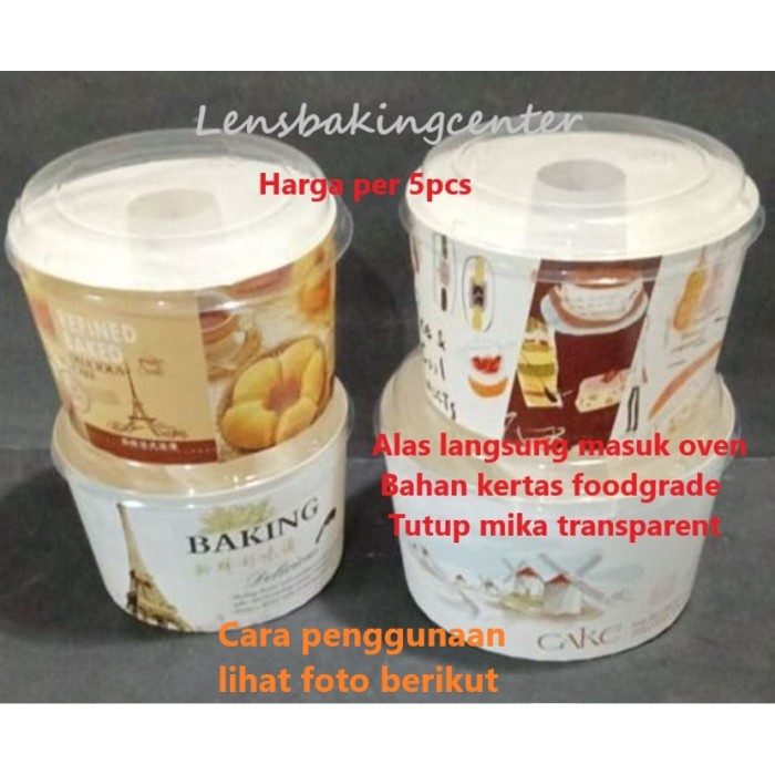 Silahkan Order] Loyang/Baking Cup Case Cake Chiffon/Chifon/Sifon Kertas/Paper Premium