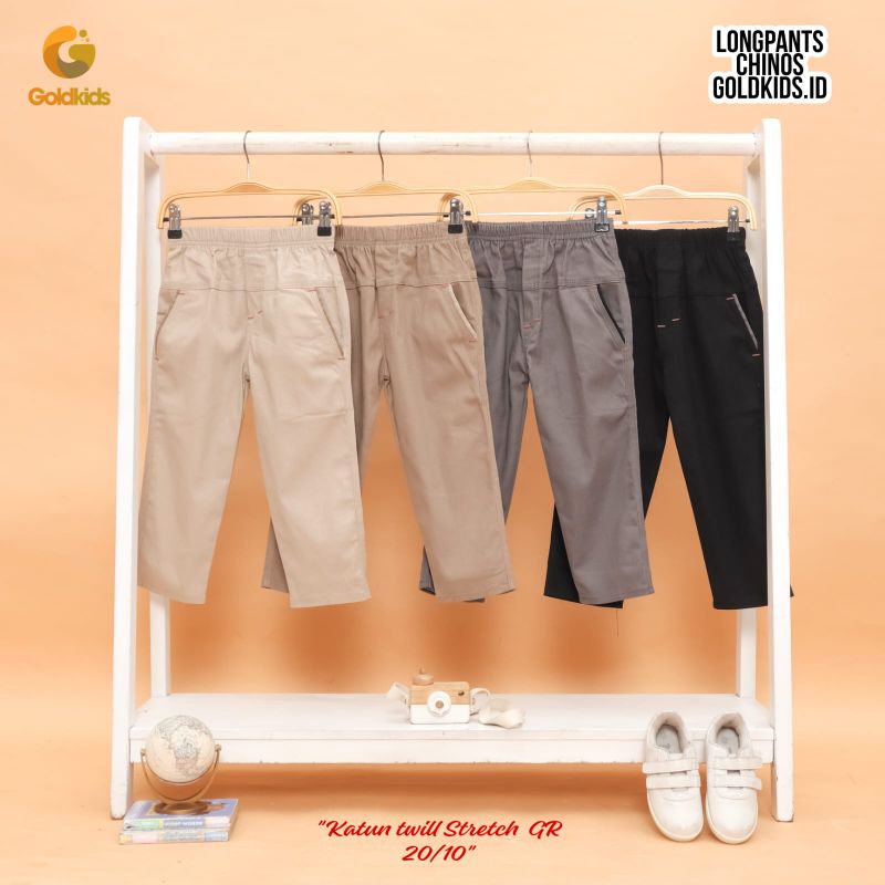 12-18 Tahun Chino Panjang Original GOLDKIDS 26 28 30 | Celana Chino Panjang Remaja