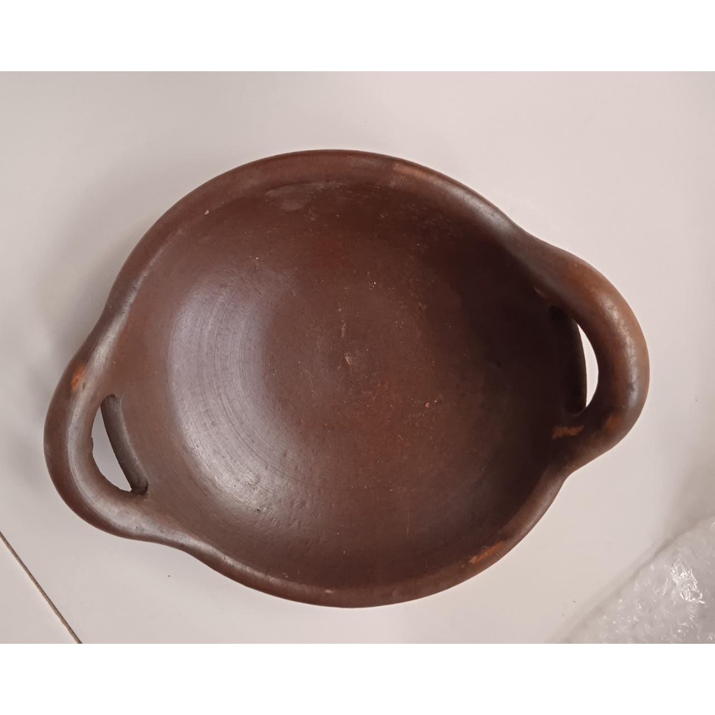 Wajan Tanah Tanpa Tutup 30cm | Kuali Besar | Kuali Gerabah