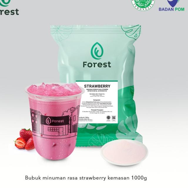 

NEW |KG4|Bubuk Minuman STRAWBERRY Powder - Forest Bubble Drink