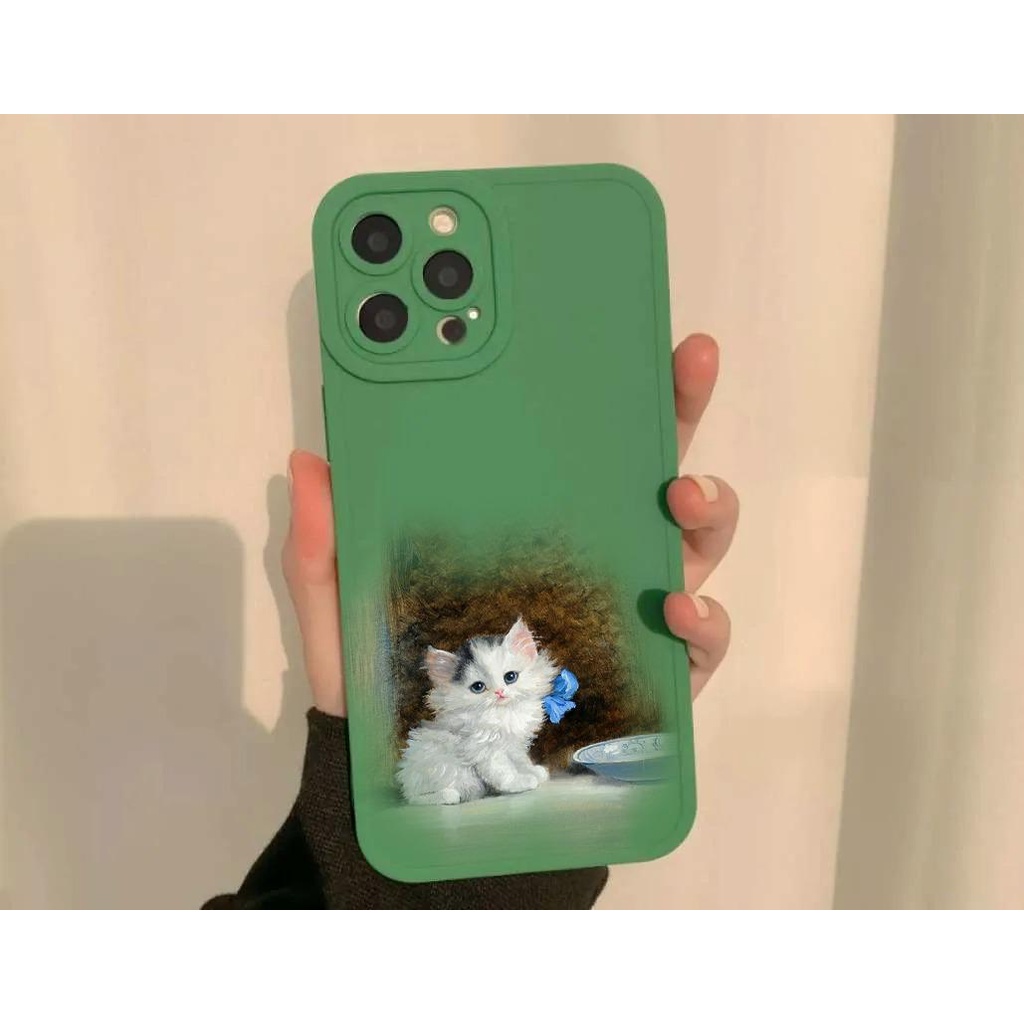 CC35 Softcase Cat for Xiaomi Redmi A1 A1+ 4A 4 4X 5 5A 5+ 6 6A 7 8 9 Prime 9A 9i 9C 9T 10 10C 10T 11 12 12T Lite Ultra S2 Ultra Note 5A Pro 10s 11 11s 11T Poco C40 F3 F4 K40 M3 M4 M5 X3 GT NFC 5G