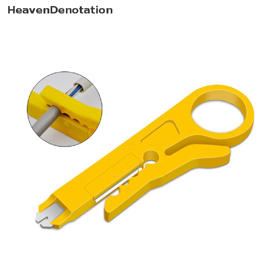 [HeavenDenotation] Mini Wire Stripper Crimper Plier Crimping Kabel Punch Stripping Multi Alat HDV