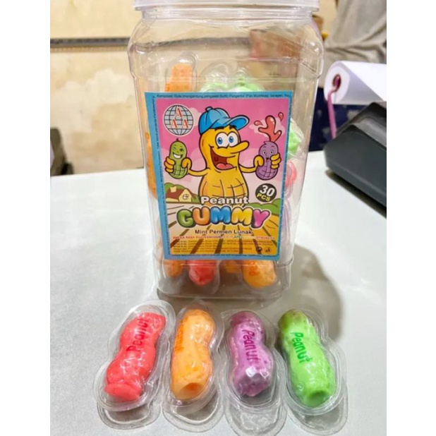 

Permen Lunak Gummy Bentuk Kacang isi 30 Pcs (Best Seller)