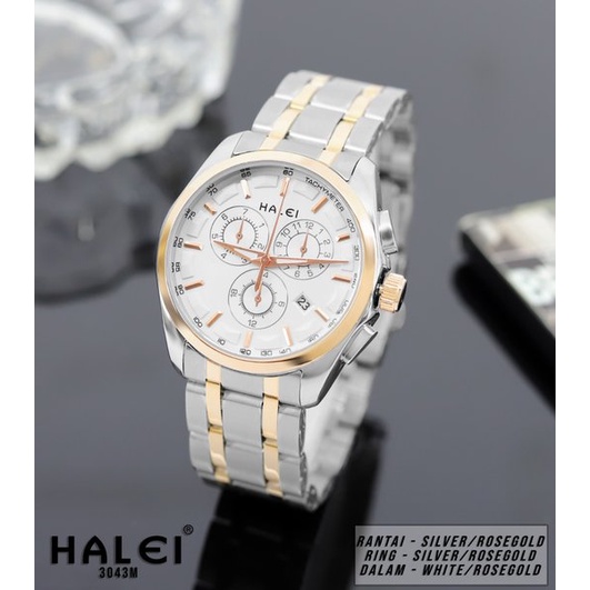 Jam Tangan Pria Halei Original 3043M