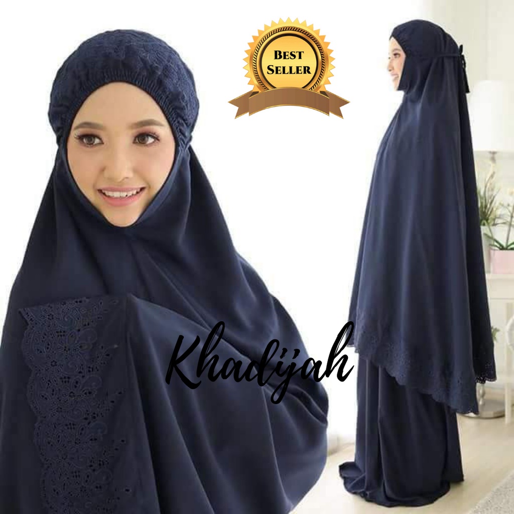 BestSeller Mukena Khadijah Katun Mikro Adem, Mukena Dewasa