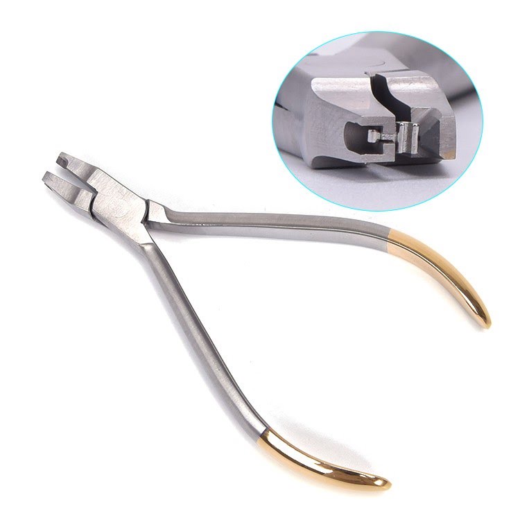 Tang crimpable hook plier hook crimping plier tang ortho orthodontic instrument