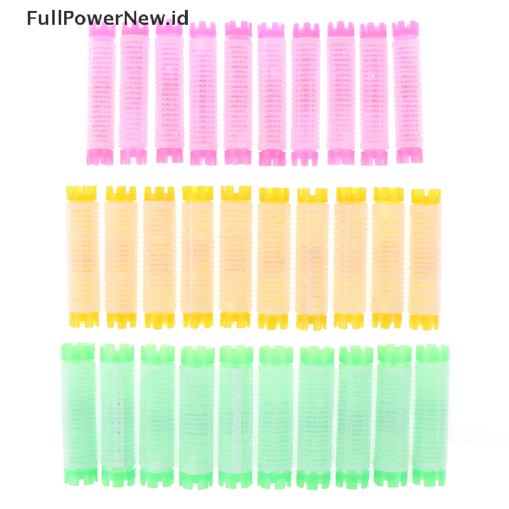Power 10pcs fluffy Hair Root Rollers Pack Perm Batang Set Air Fringe Bang Hair Curler ID
