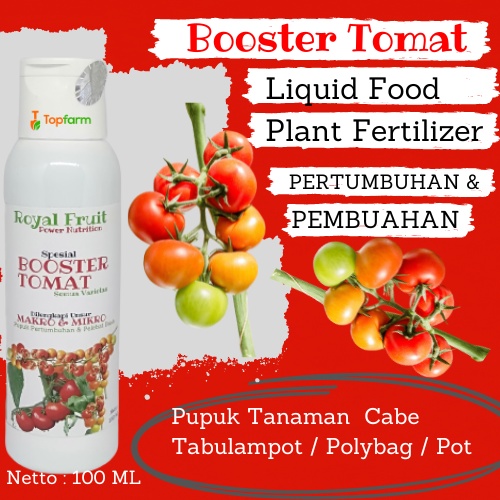 Pupuk Tanaman Cabe Tomat 100 ML / Pupuk Penyubur Daun Dan Buah Tomat / Pupuk Penyubur Tanaman Tomat 