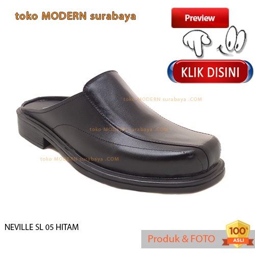 Sepatu Sandal pantofel Pria Slip On Casual NEVILLE SL 05