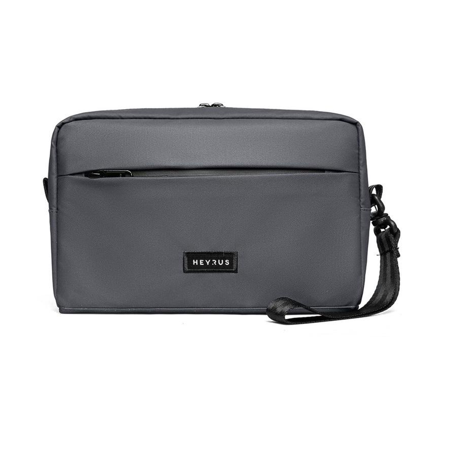 ♣ HEYRUS RUSEL I Handbag Aruna Grey I Handbag Pria I Clutch pria ✥