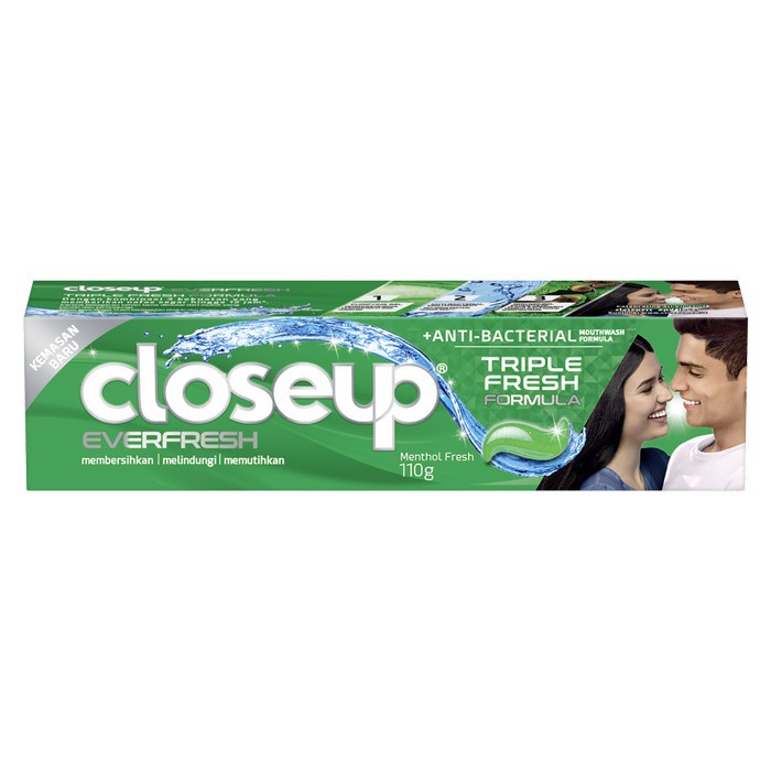 Closeup Pasta Gigi Mentol Fresh 160 110 g Close Up Toothpaste 160g