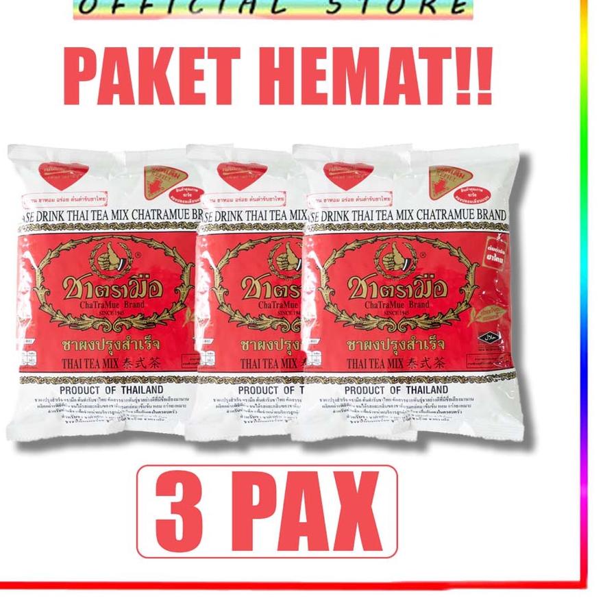 

♠ RGM PAKET HEMAT THAI TEA ORIGINAL 400gr x 3bungkus ❊