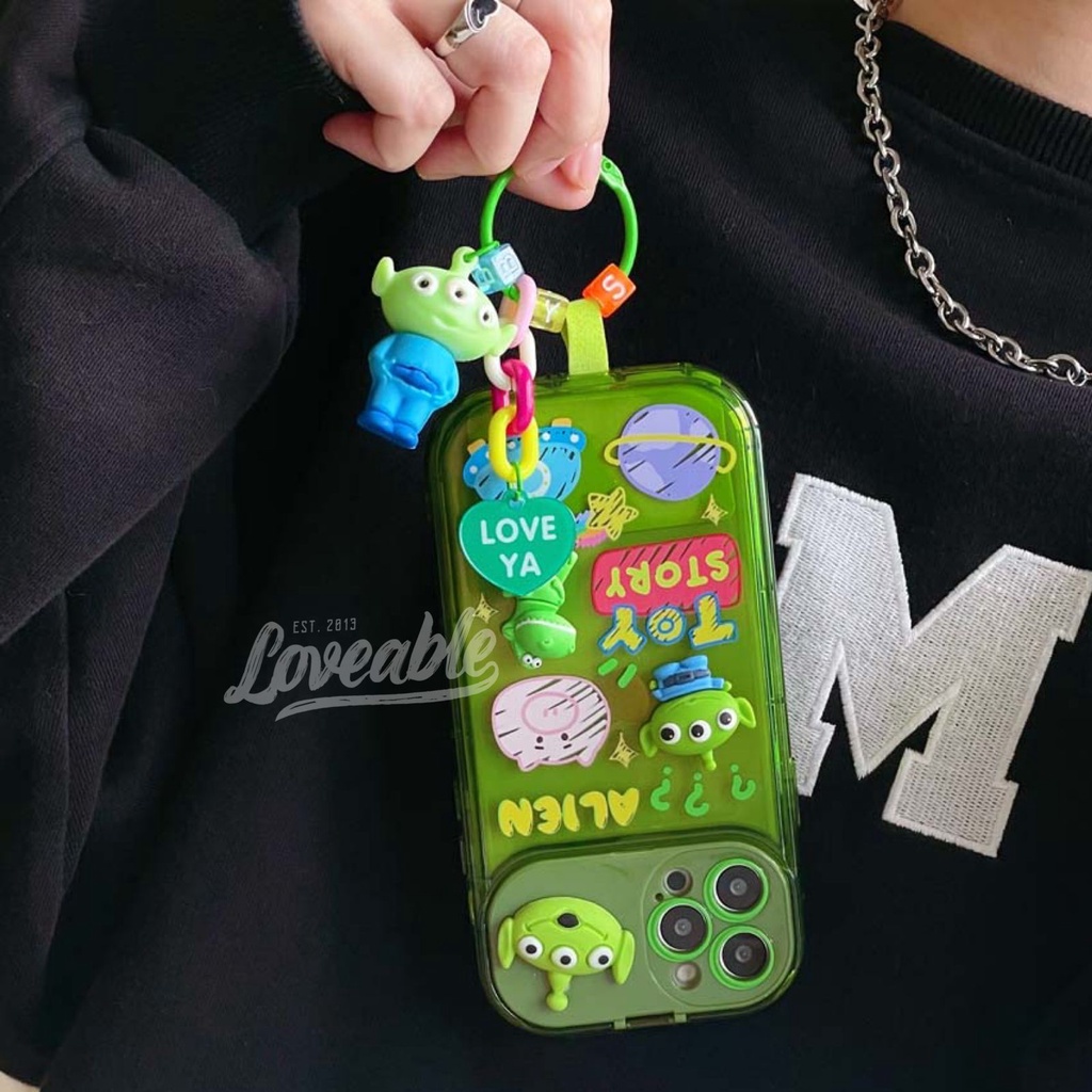 Disn*y mirror 3D [DAPET GANTUNGAN] case with handle for iphone 7 8 plus x xs max xr 11 12 13 14 pro max (no mini)