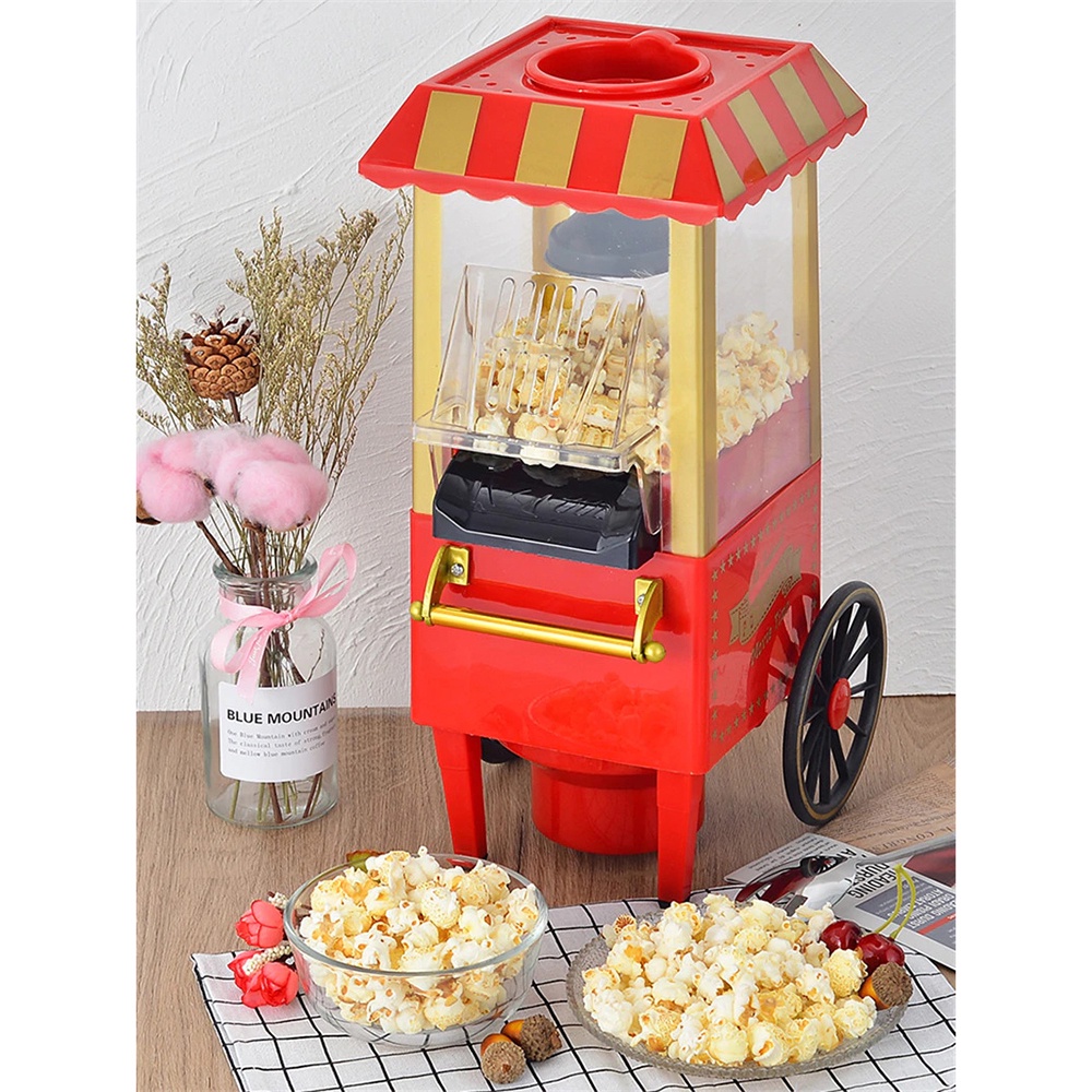 Qitherm Mesin Carnival Electric Popcorn Maker Hot Air Corn Machine 1200W - PM-2800