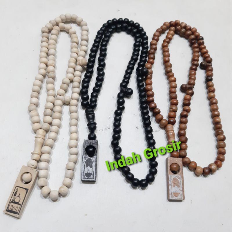 GROSIR TASBIH KAYU WALI KUKUN BANDUL 8MM 99BUTIR