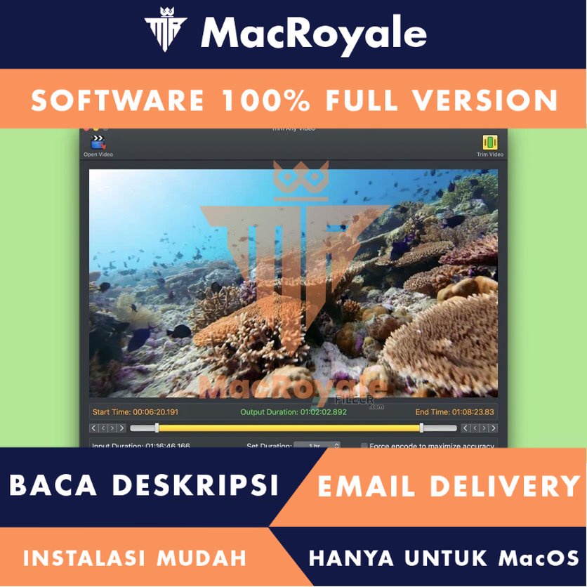 [MacOS] Trim Any Video Full Version Lifetime Full Garansi