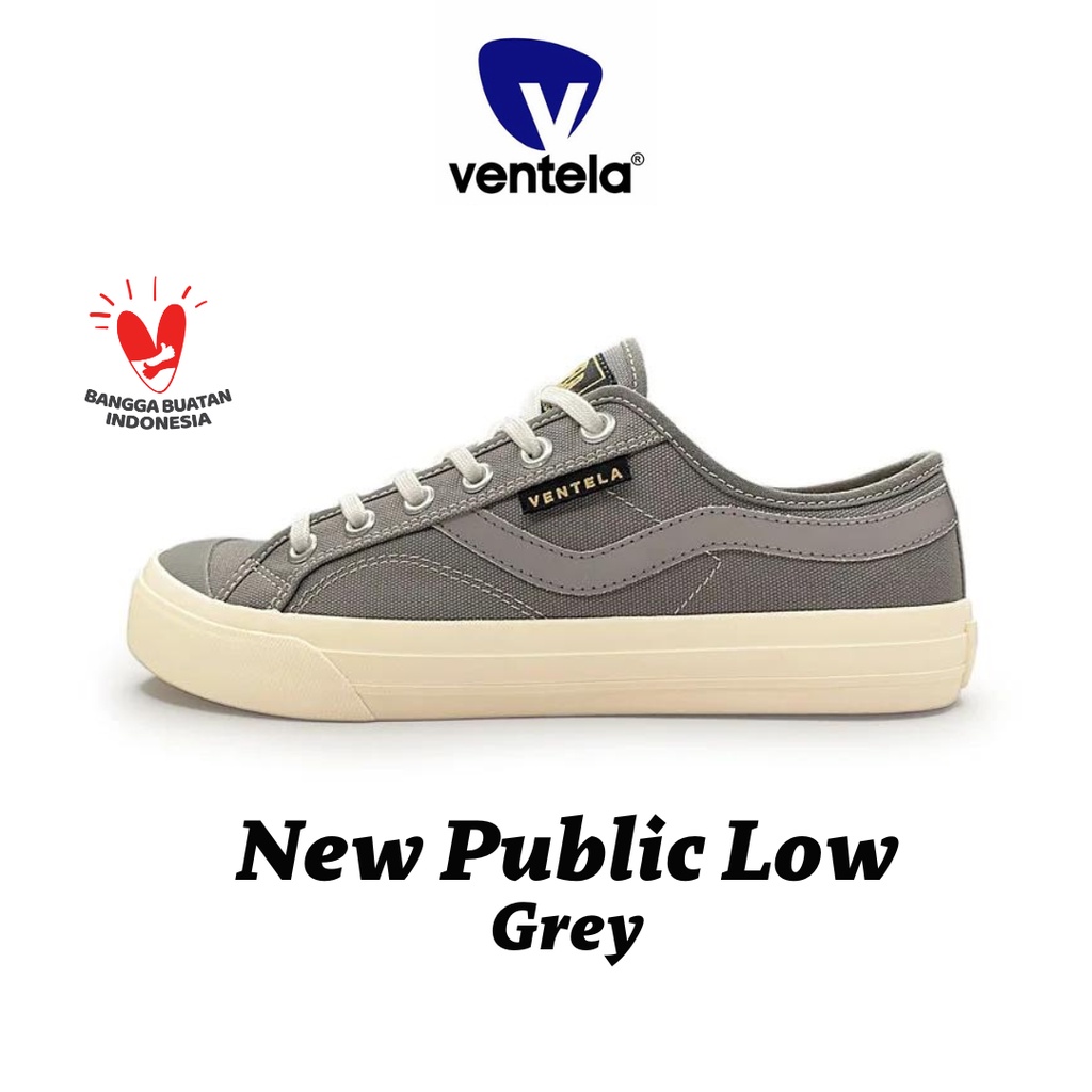 Ventela New Public Low Grey [READY STOCK]