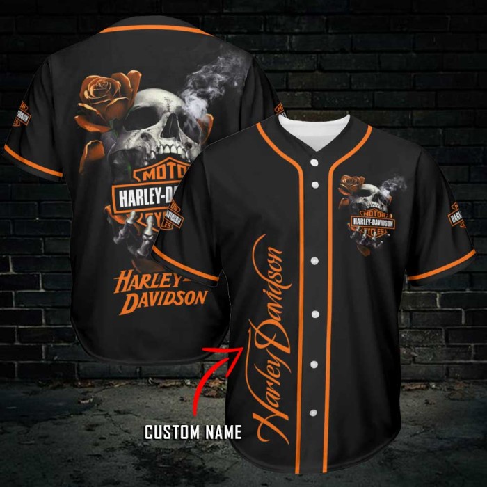 Bisa COD JERSEY BASEBALL NIKE KAOS BISBOL NIKE BAJU BASEBALL Harley Davidson-07 Original Asli