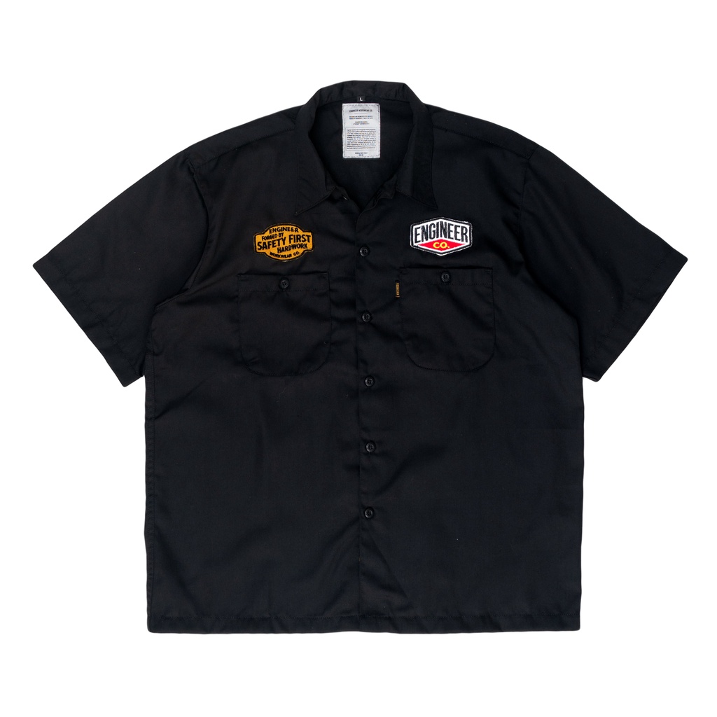 WORKSHIRT GRAPHICS KEMEJA KERJA LAPANGAN LENGAN PENDEK BY ENGINEER WORKWEAR