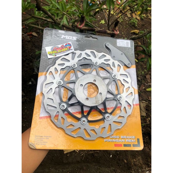 piringan disk cakram mos copy tdr 300mm pnp suzuki satria hiu lumba 2tak shogun smash