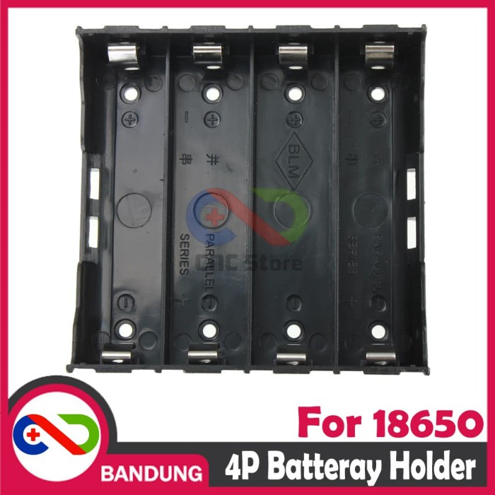 TEMPAT BATERAI 18650 HOLDER BATTERAY 18650 CASE BATEERY 4 Slot 4P