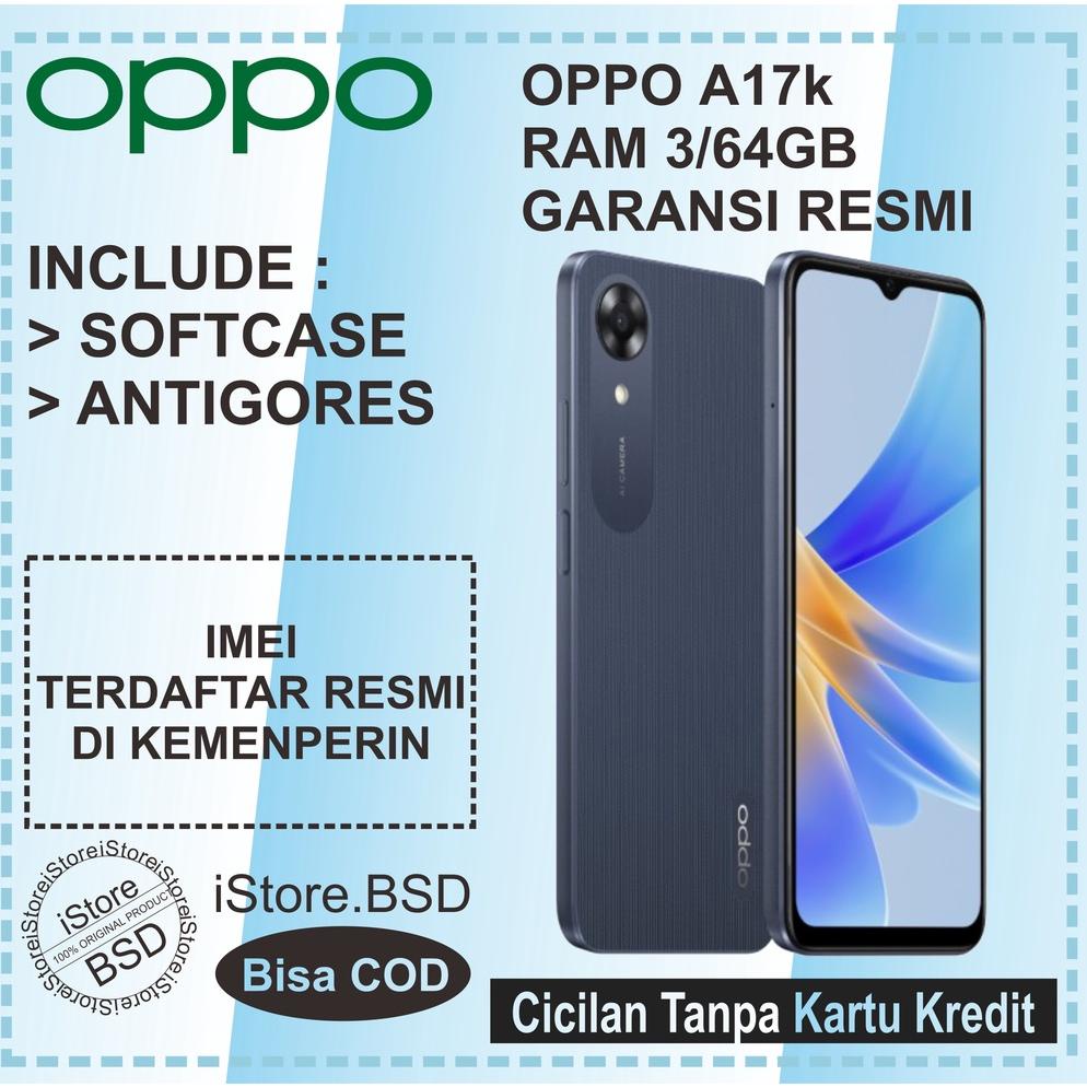 OPPO A17k 3GB+64GB [RAM 3GB+4GB, 5000 mAh Long Lasting Battery, Mediatek G35 Gaming Processor]