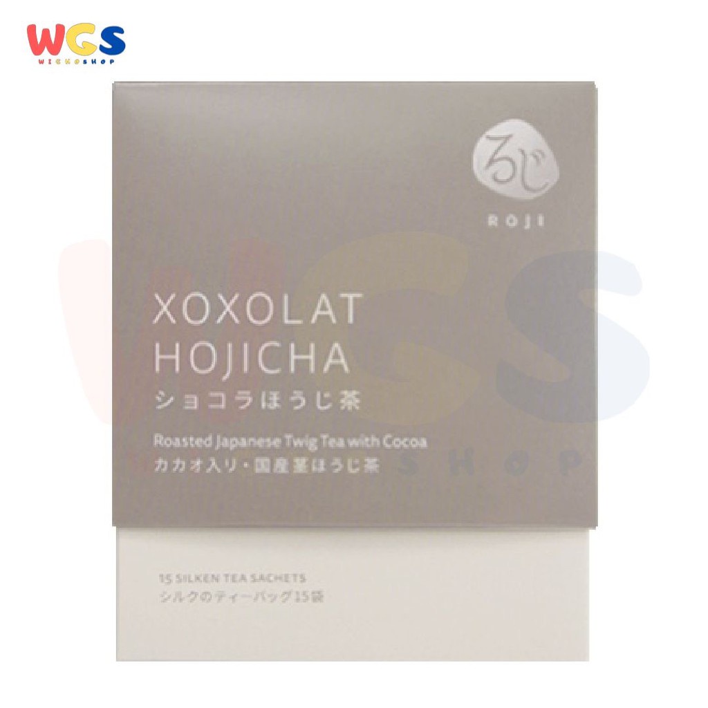 Roji Tea Bag Xoxolat Hojicha Roasted Japanese Twig Tea with Cocoa 15 Sachets / Box