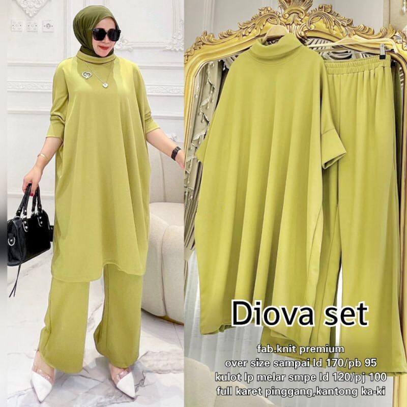 DIOVA SET WD Bahan KNIT PREMIUM SIZE M L XL DAN XXL PB 95 CM DAPAT BAJU ATASAN + CELANA PANJANG SETELAN WANITA KOREAN STYLE MUSLIM TERBARU 2023 KEKINIAN SET WANITA KONDAGAN TERBARU ONE SET KNIT WANITA VIRAL