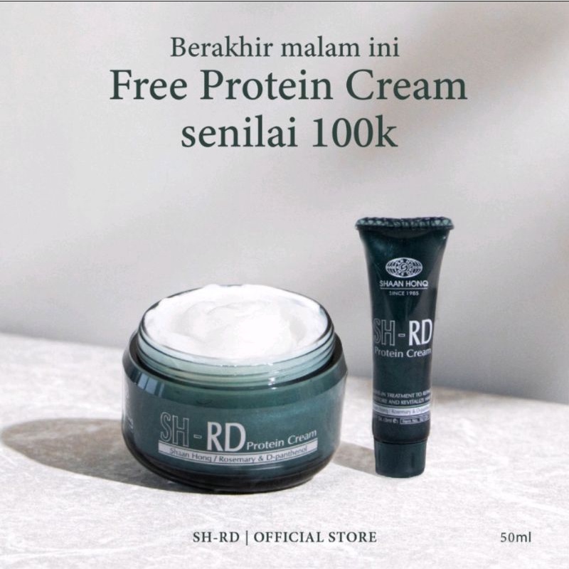 [SHARE IN JAR] SHRD Protein Cream | FREE GIFT | Perawatan Rambut Kering, Rontok| Vitamin Rambut & He