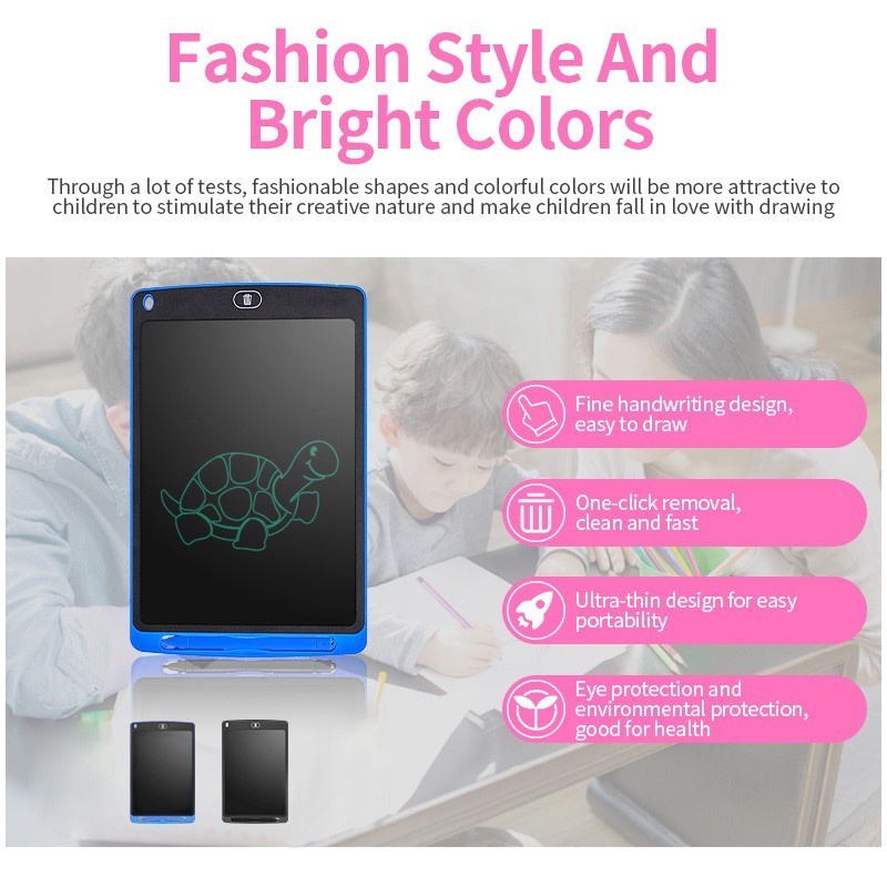 

LCD Drawing Writing Tablet 8.5"/Papan Tulis Gambar Anak Dan Dewasa