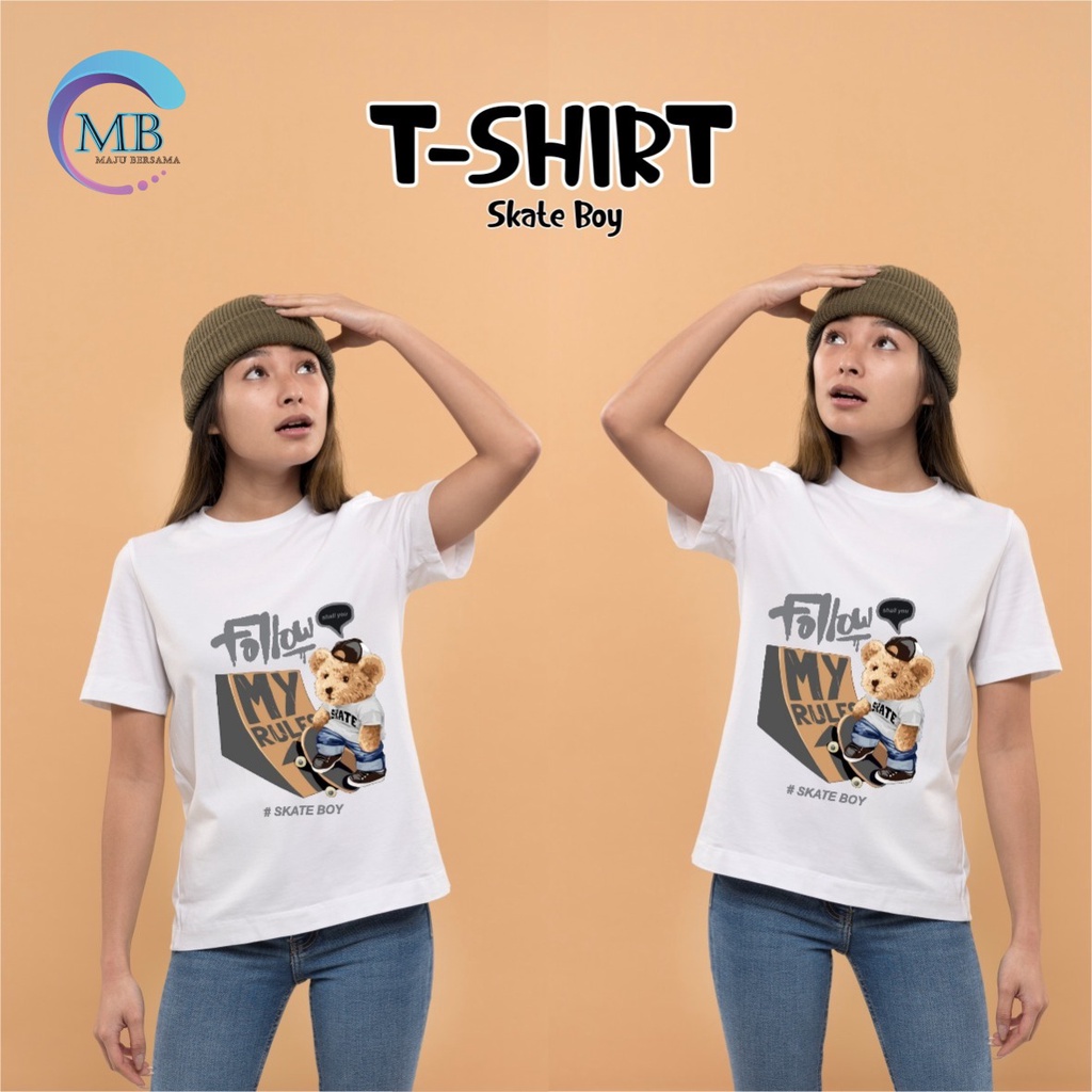 BAJU KAOS SHIRT PRIA WANITA UNISEX STREETWEAR KAOS SURFING PAKAIAN ATASAN CEWEK COWOK TSHIRT MB3984