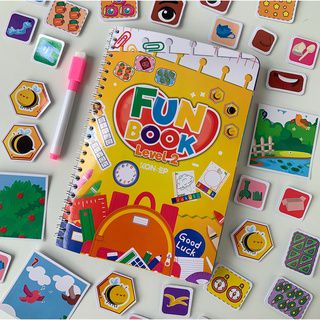 FUNBOOK KONSEP / BUKU EDUKASI / ACTIVITY BOOK TODDLER [LIVE]