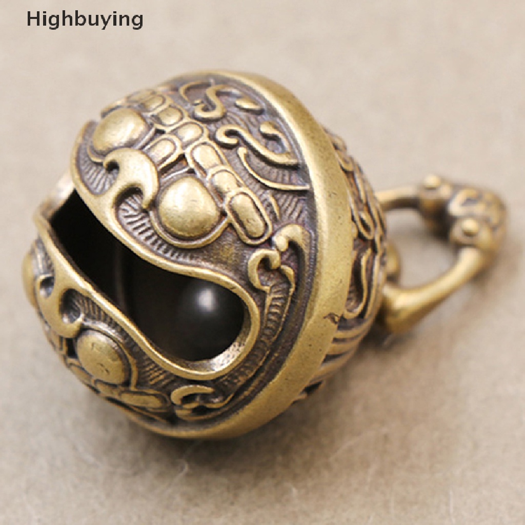 Hbid Bel Kuningan Liontin Gantungan Kunci Gaya Cina Hewan Bell Kalung Liontin Perhiasan Handmade Vintage Keychains Jewellery Accessories Glory