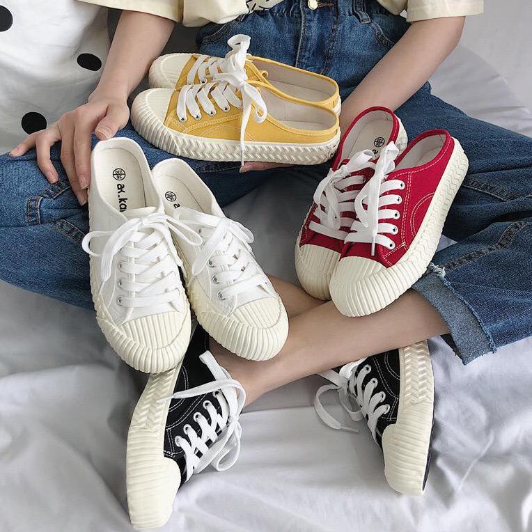 Harga Bersahabat Free Box Sepatu Wanita Populer  Sepatu Wanita Korea NS8037 Sneakers Wanita Import S