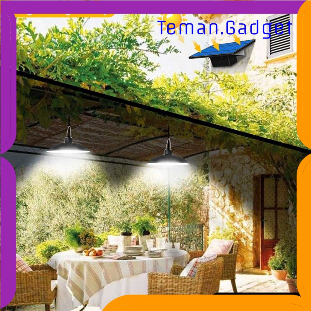 TG-LMP KSIJEH Lampu Gantung Hias Outdoor Solar Power IP65 Cool White 2 Lamp - KJ192