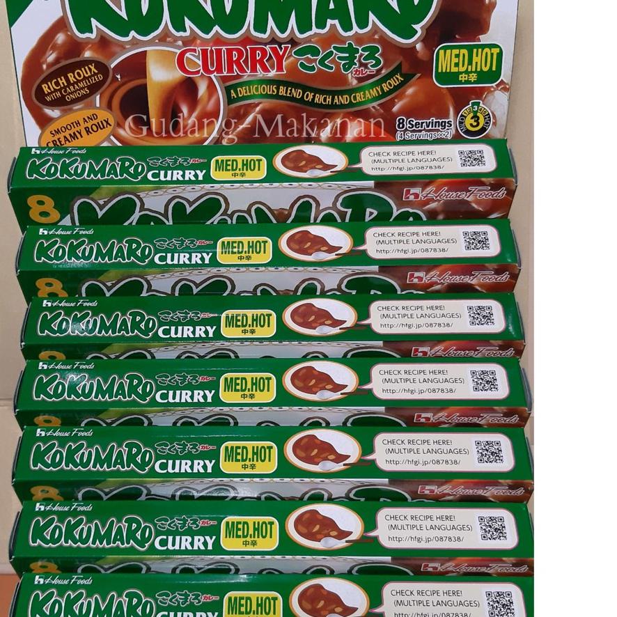 

☏ House Kokumaro Curry Medium Hot Japanese 140gr ❂