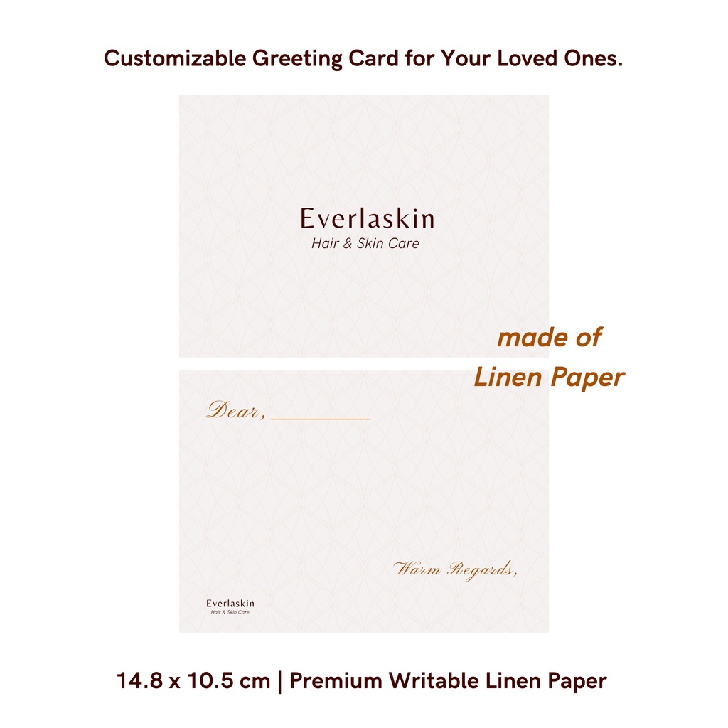 

Everlaskin Greeting Card. Bisa Request Tulis / Blank