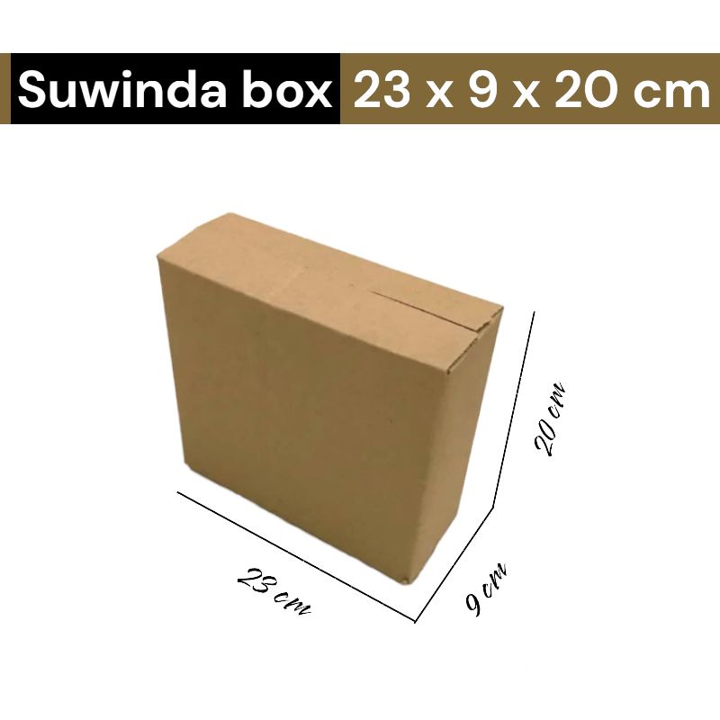 

Kardus karton uk. 23x9x20 cm Kotak Box ST untuk packing Souvenir -dll