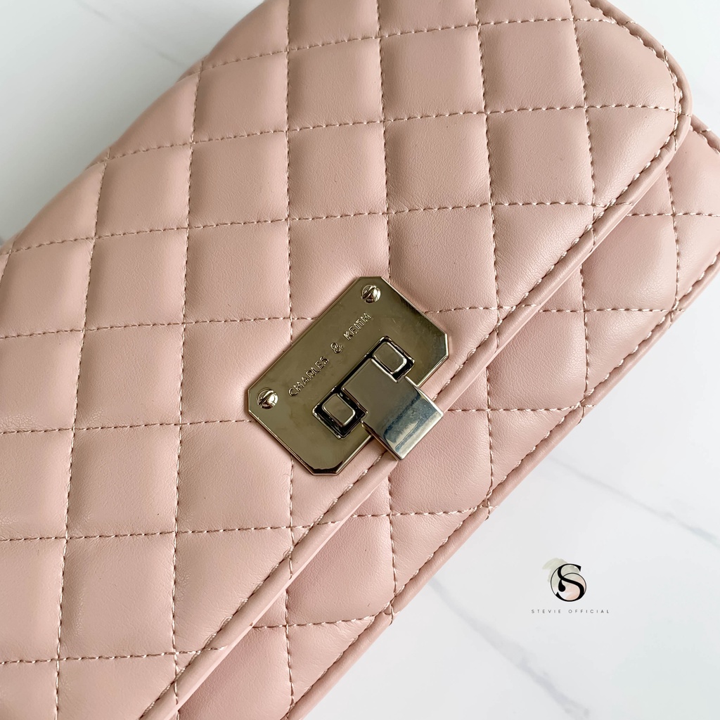 TAS CnK QUILTED FLIP-LOCK CLUTCH  CK-0082-2