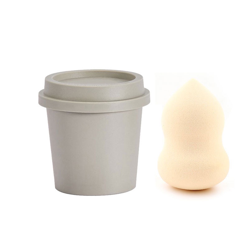 Spons Makeup Dengan Holder Gelas Kopi Berkualitas Tinggi