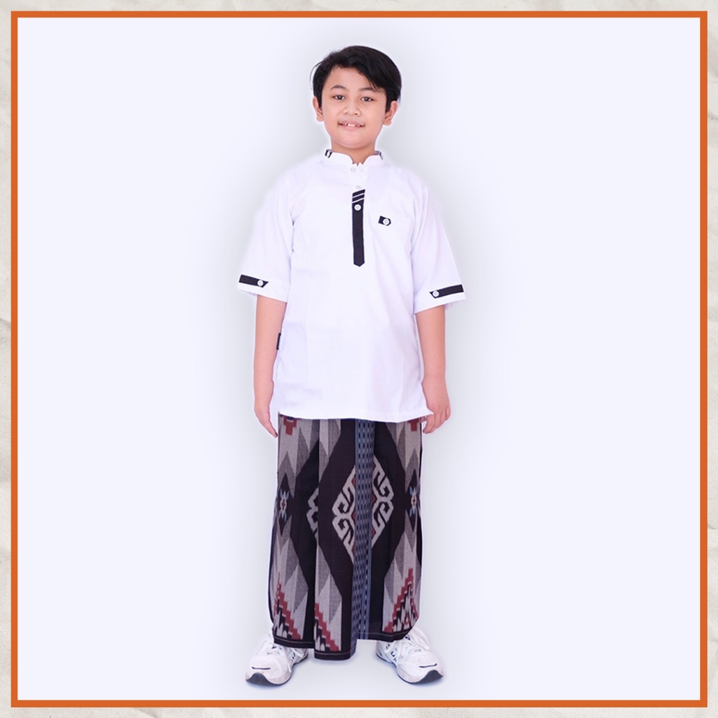 Sarung Instant Anak Motif Etnik Random Celana Sarung Khitan Pinggang Karet Ukuran M-XL Kualitas Terbaik Harga Termurah