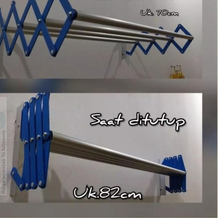 ➹ Jemuran Lipat Dinding / Gantungan baju tempel dinding/ Jemuran Lipat/ Gantungan Lipat/ jemuran lip