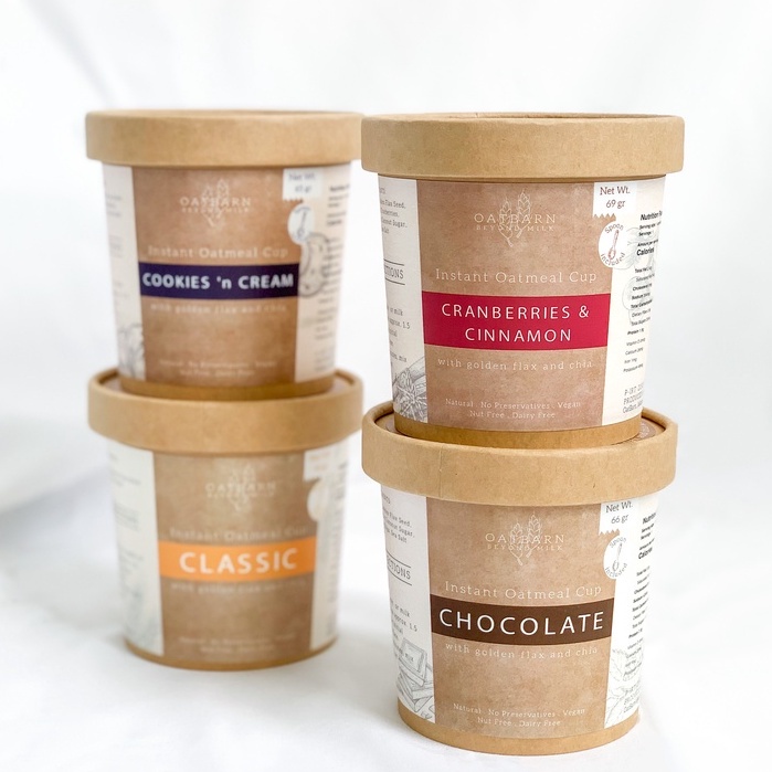 

✨NEW✨ -OatBarn Instant Oatmeal Cup - Bundle of 4 | Oat meal Instan- 1.1.23