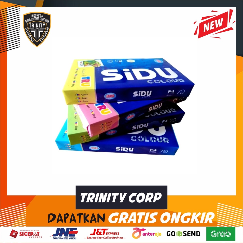 

Kertas HVS Warna Sinar Dunia F4 70 Gram