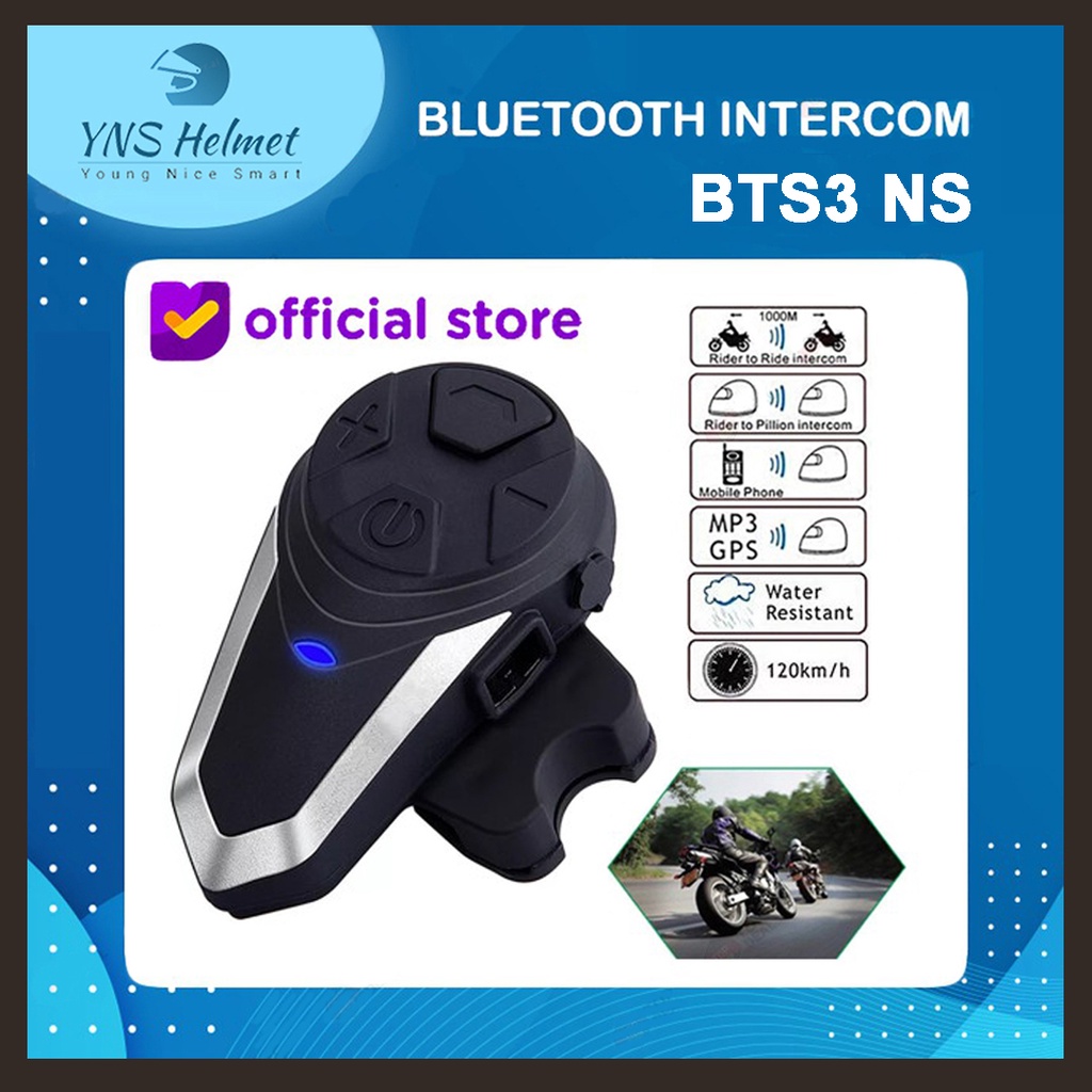 Intercom BTS3 Bluetooth Helm