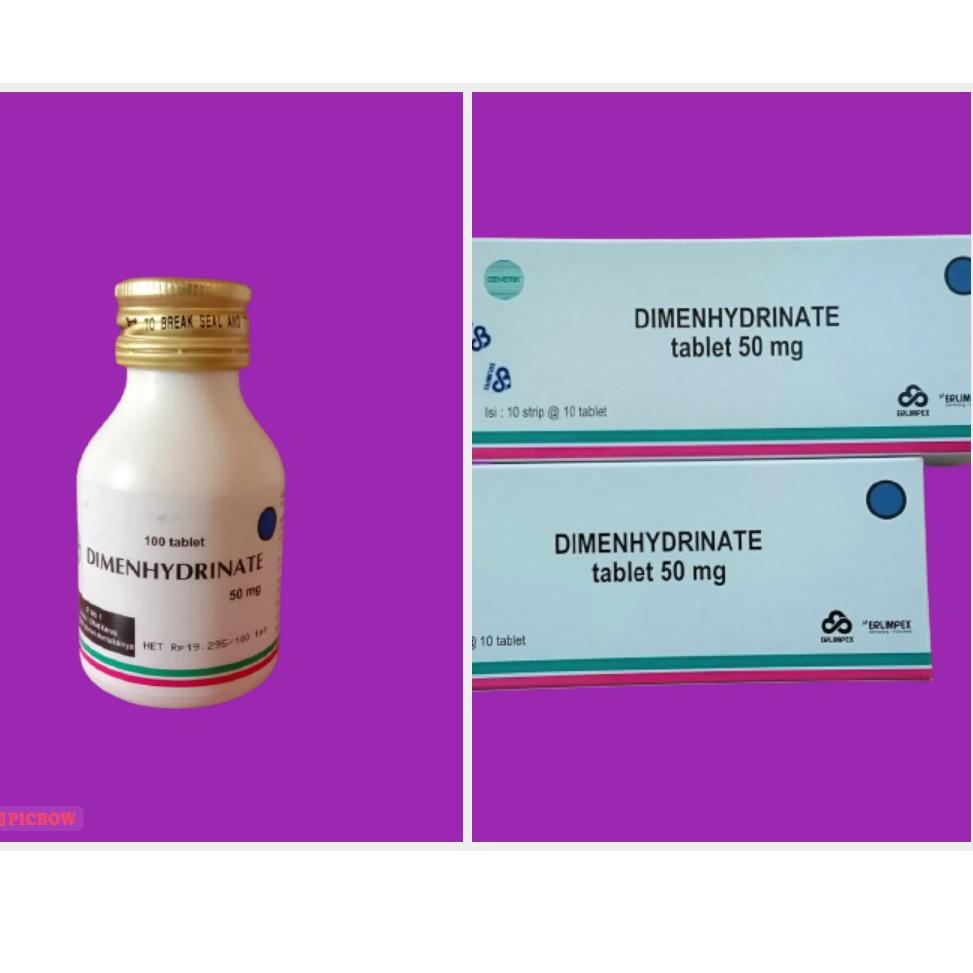 HOT PRODUCT U99 Dimenhydrinate 50 mg Tablet Per Box ㅊ