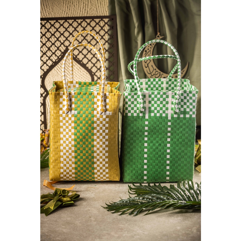 TAS ANYAM KACA/TAS ANYAM PLASTIK/TAS ANYAM SET